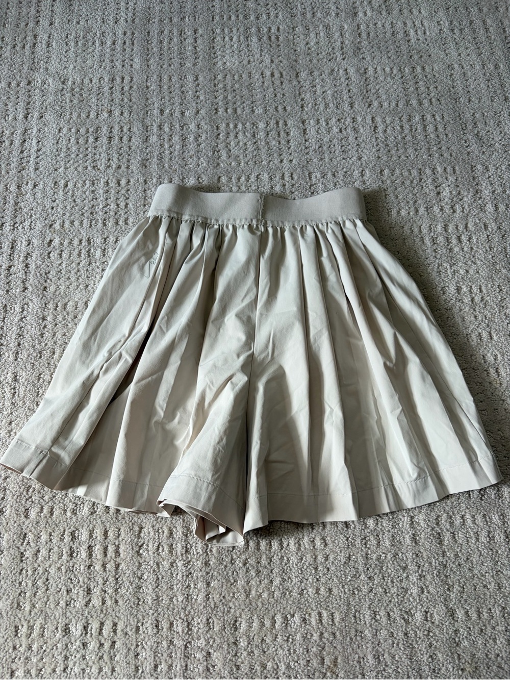 Nike Women's Cream Pleated Skort